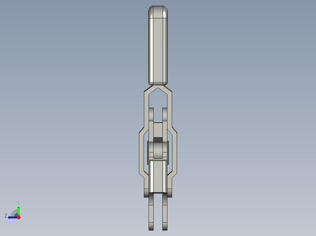 GH-12137快速夹钳3D模型右视图
