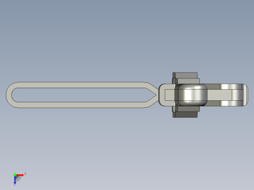 GH-12137快速夹钳3D模型俯视缩略图