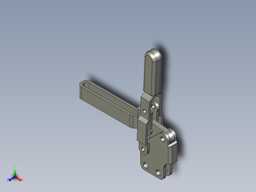 GH-12137快速夹钳3D模型正等轴测缩略图