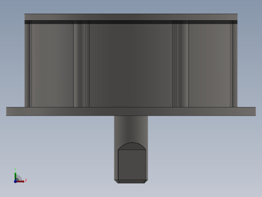 solidworks 游艇的b型铰链前视缩略图