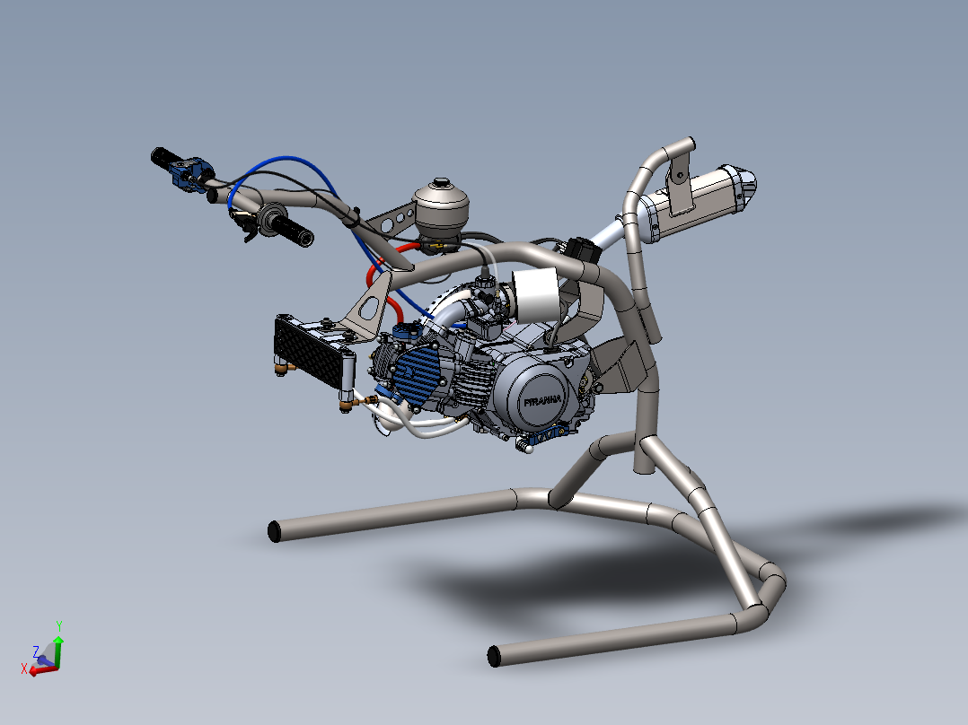 银翔YX160cc油冷发动机