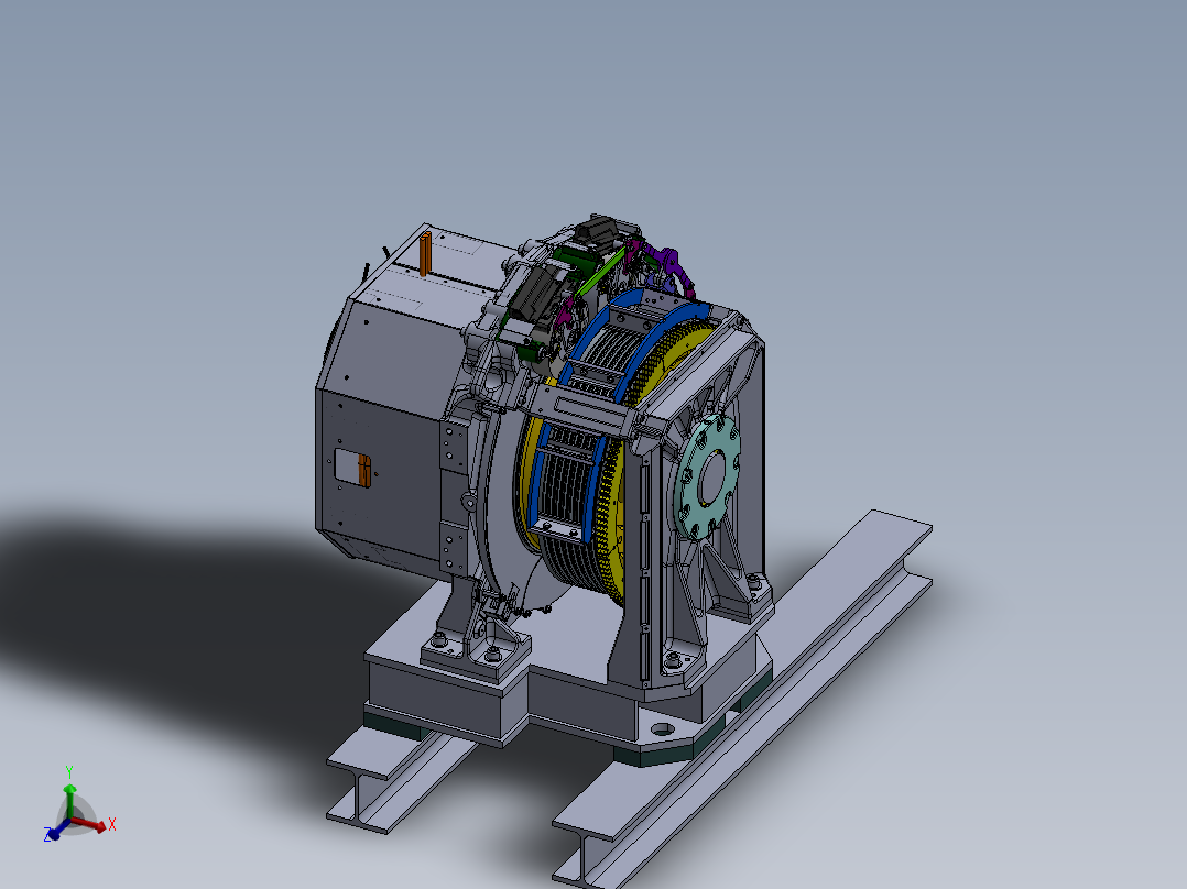 无齿轮电梯电机