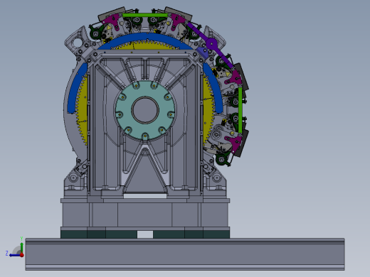 无齿轮电梯电机右视缩略图