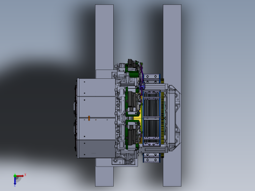 无齿轮电梯电机俯视缩略图