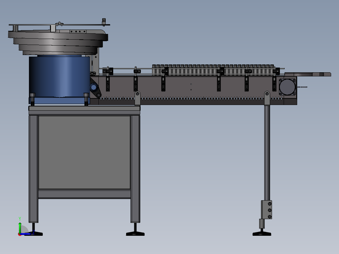 手动铣床设备设计案列分析左视图