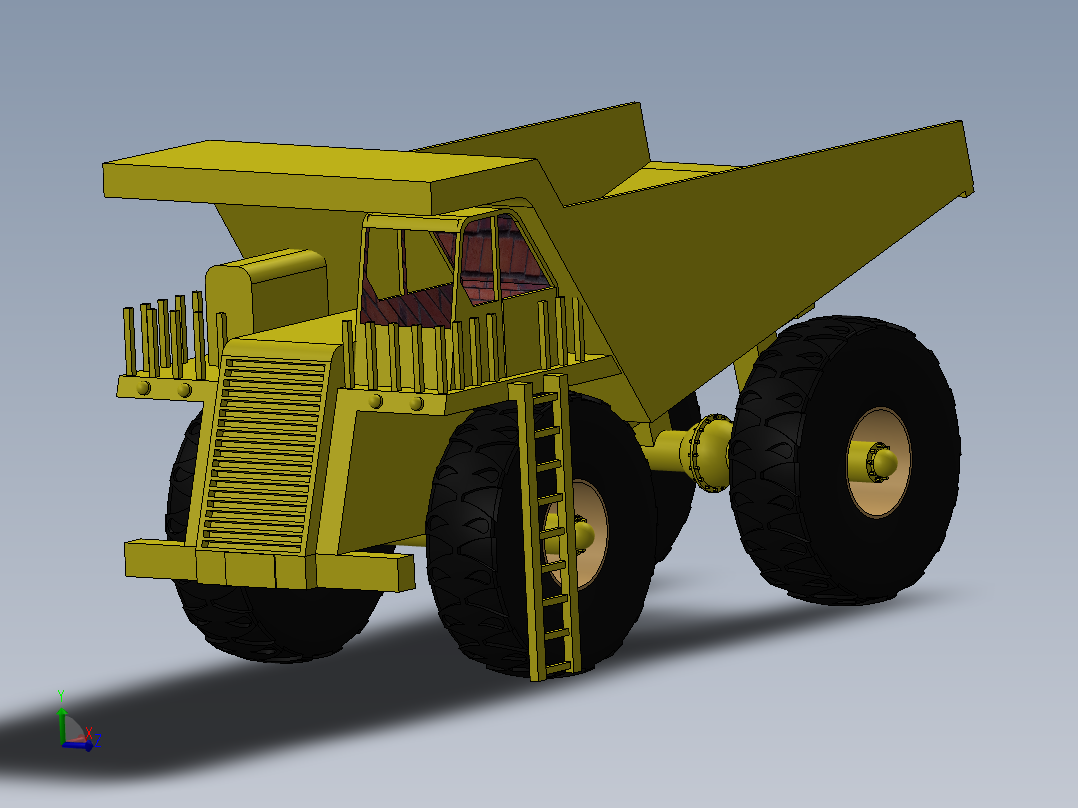 703粉粒物料运输车模型