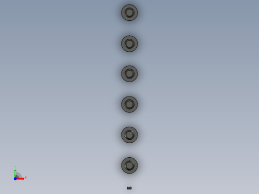 内六角头盖螺丝-M8前视缩略图