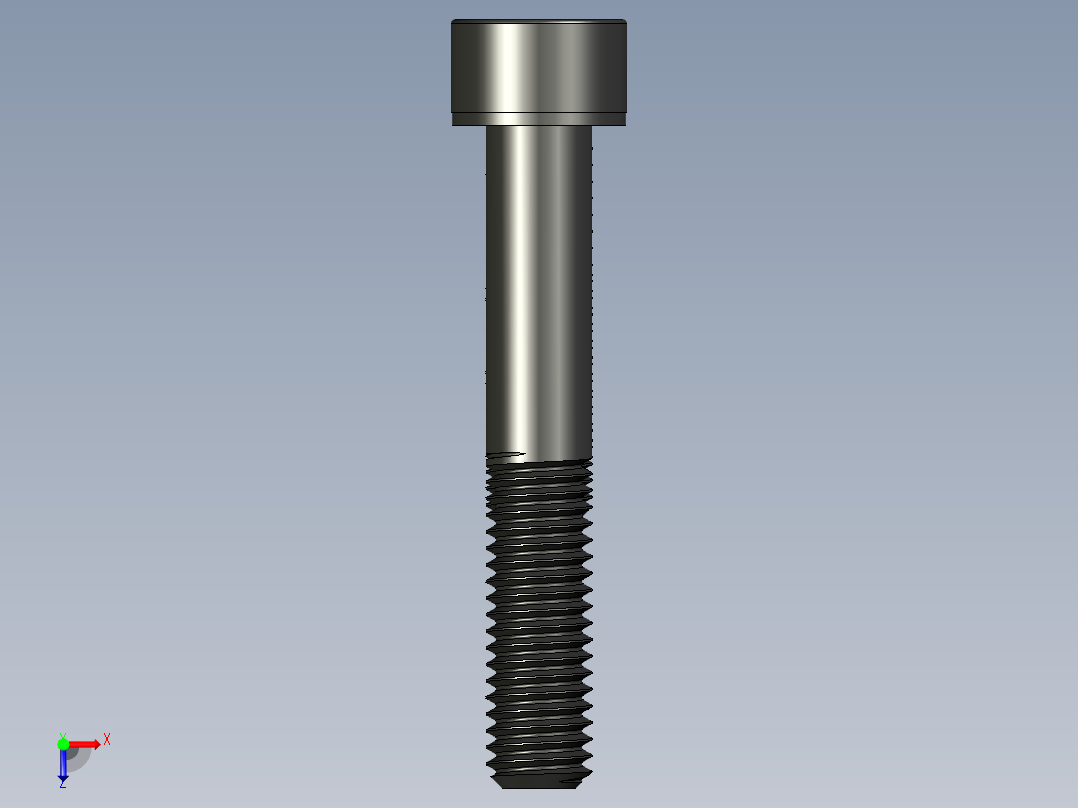 内六角头盖螺丝-M8俯视图
