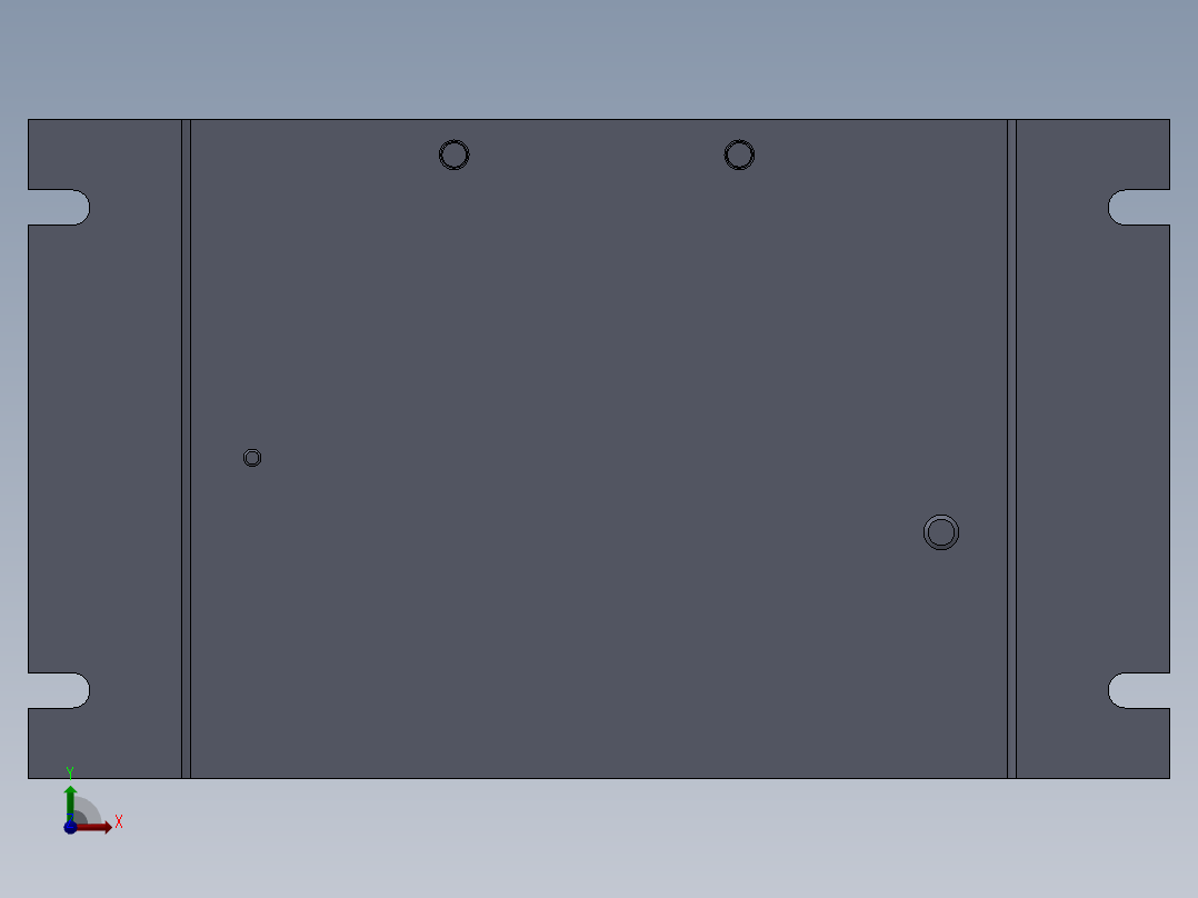 左摆动杠杆加工工艺及钻12孔夹具设计【含三维SolidWorks和UG】前视图