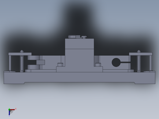 左摆动杠杆加工工艺及钻12孔夹具设计【含三维SolidWorks和UG】俯视缩略图
