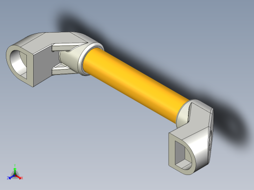 取手(鋁合金)(A)RS-3D多系列多零件图纸模型
