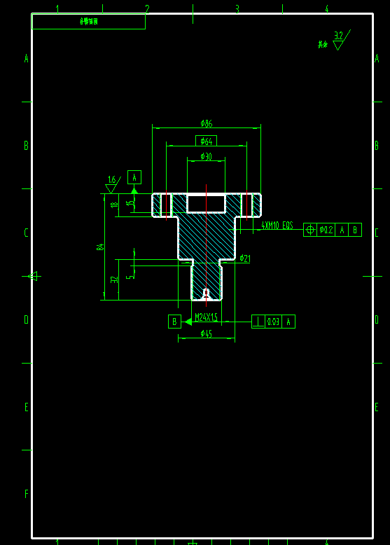 滚齿夹具-短轴齿轮滚齿574530