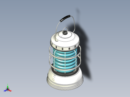 露营灯正等轴测缩略图