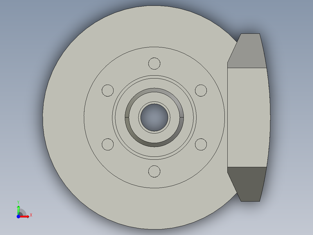 制动器 (47)前视图
