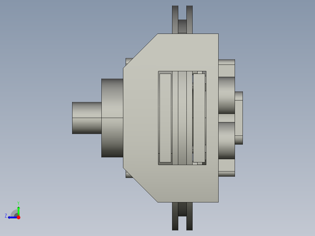 制动器 (47)右视图