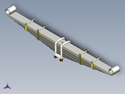 汽车悬架系统设计含三维图1491197===350正等轴测缩略图