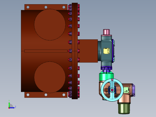 刷热交换器自动管刷系统左视缩略图