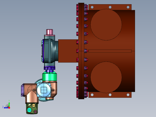 刷热交换器自动管刷系统右视缩略图
