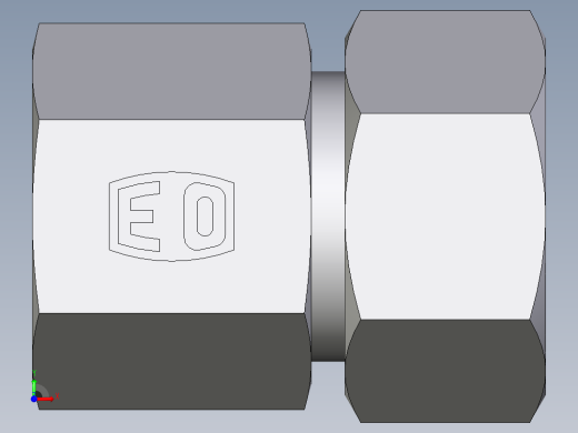 卡套式工业通用硬管接头EO_Swivel_connector_GAI18ZLMCF前视缩略图