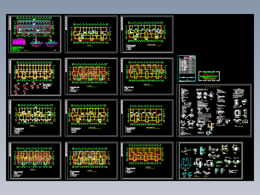 砌体住宅楼结构施工图
