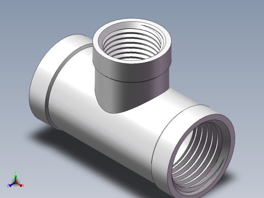 三通-异径 DN15-DN10