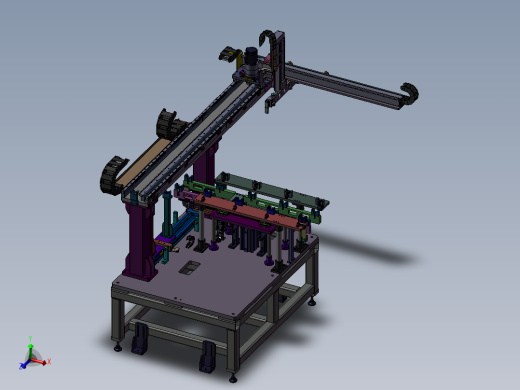 平移搬送 3D模型