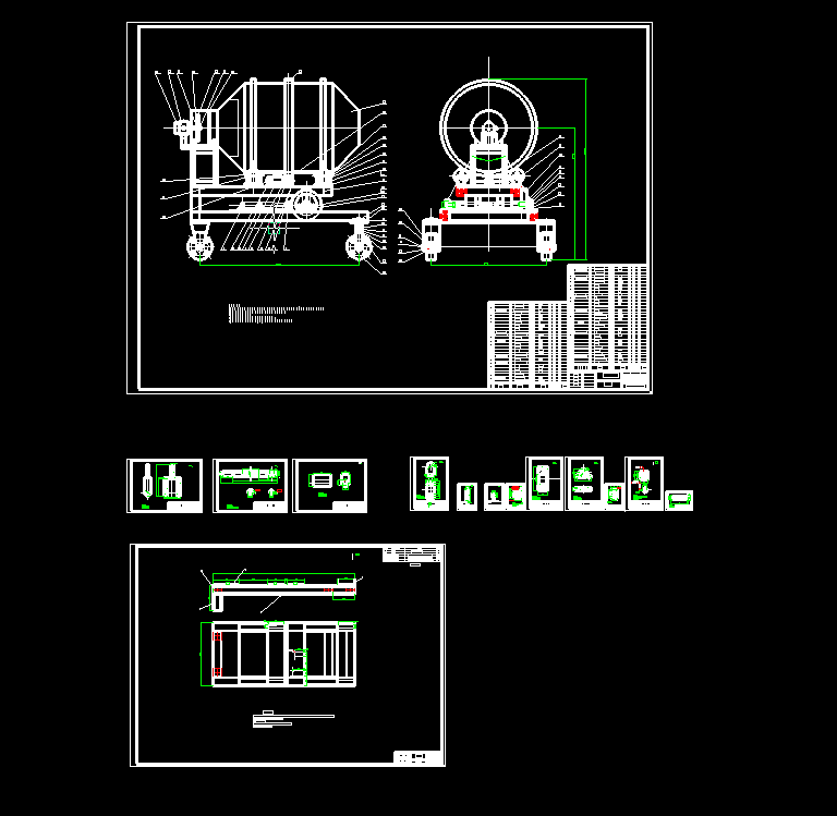 滚筒干燥机-三维