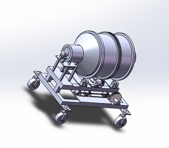 滚筒干燥机-三维