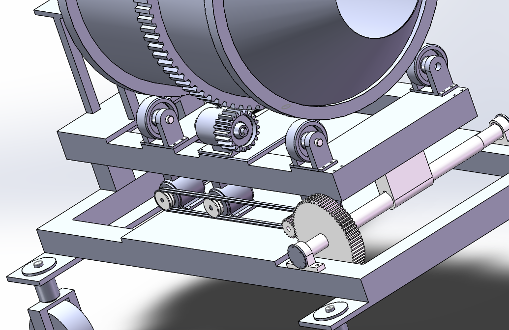 滚筒干燥机-三维