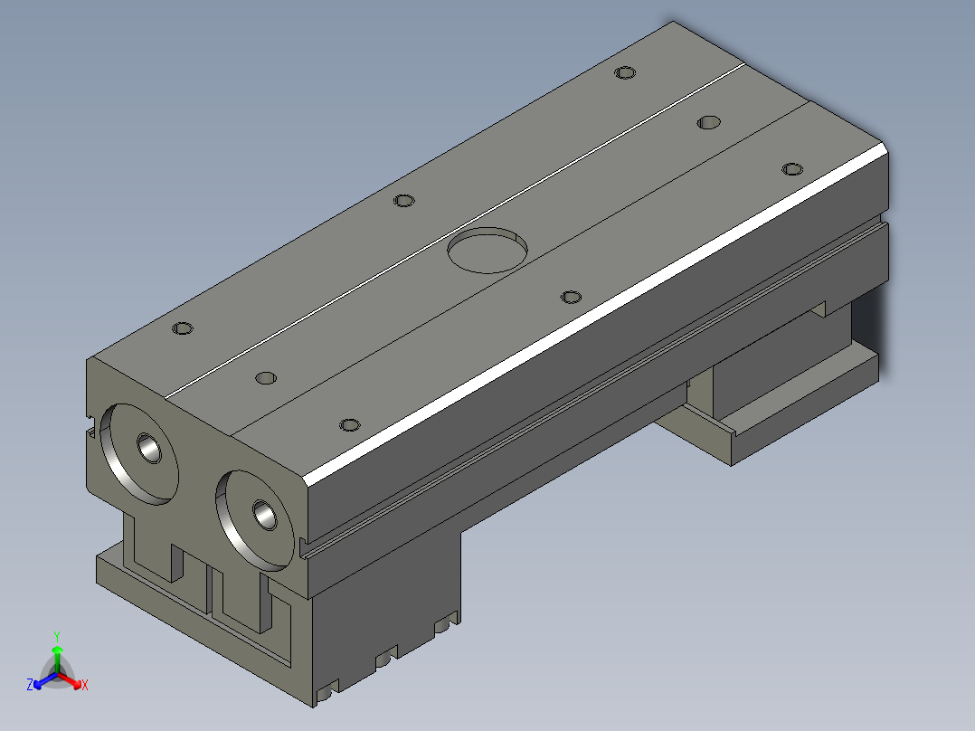 普通气爪ph22-30正等轴测图