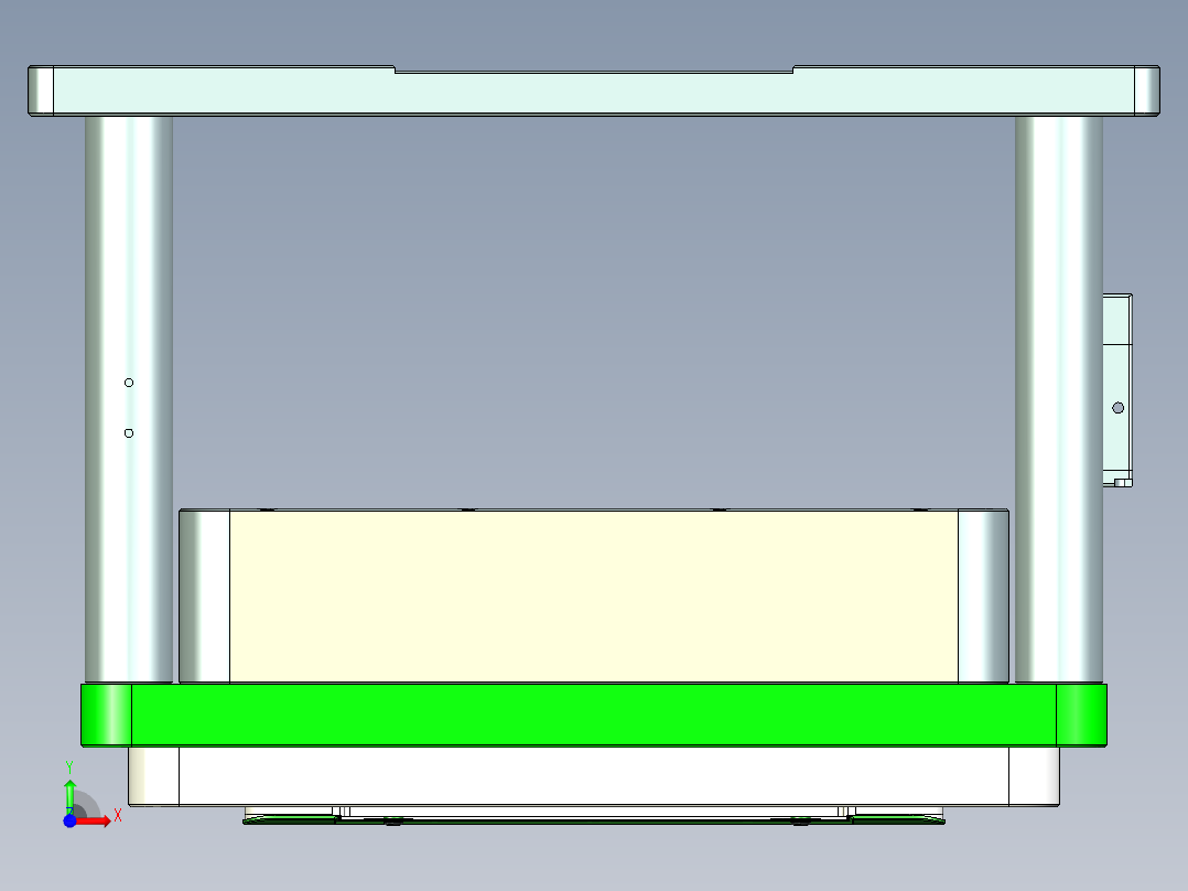 travel-c-cnc2笔记本CNC工装夹具三维模型-0306前视图