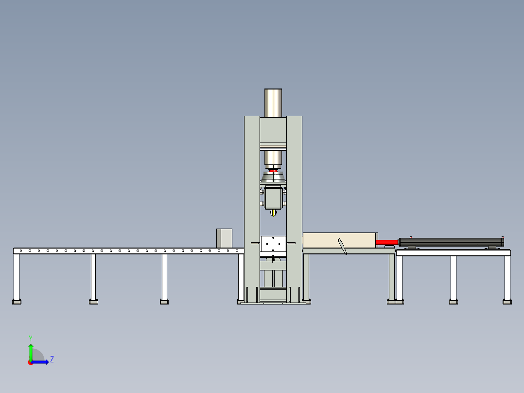 分割压机step左视图