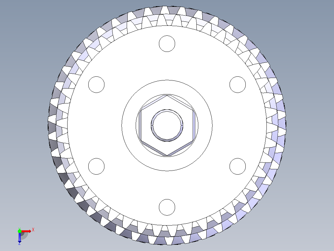 汽车变速器俯视图