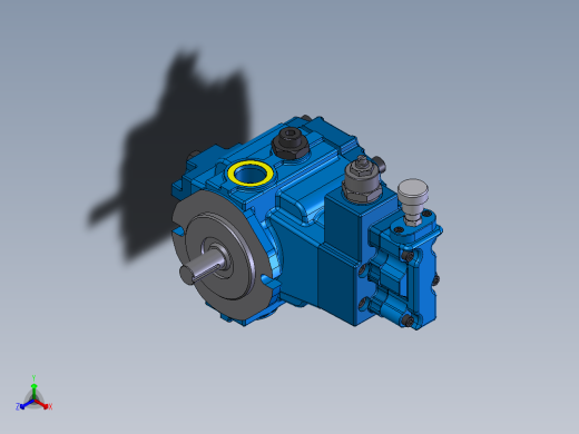 Continental Hydraulics-PVX-8B30-RF-P-1S17液压元件正等轴测缩略图