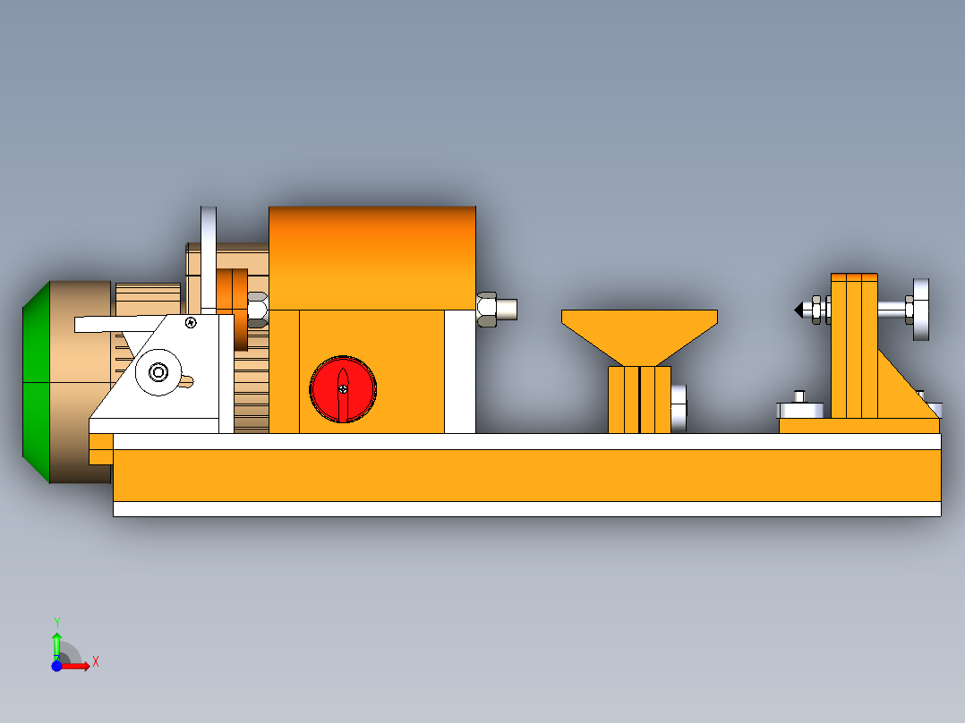 B2004562-木工车床前视图