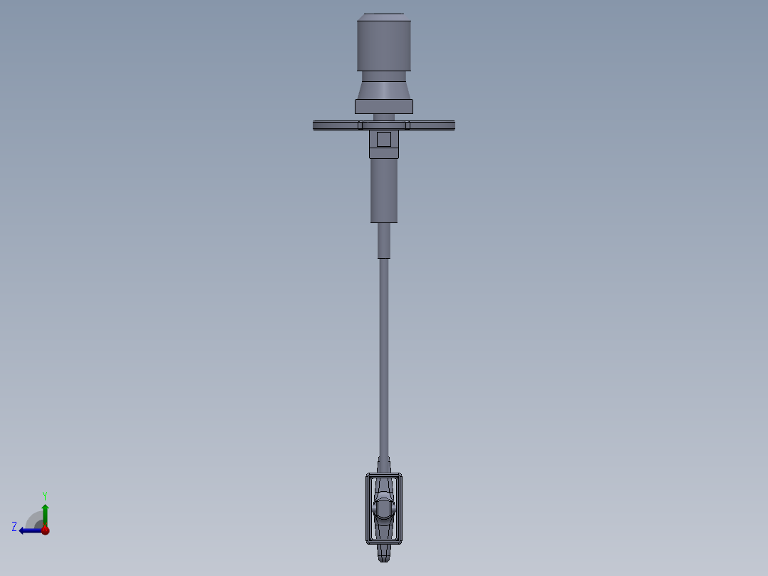 物料搅拌机构右视图