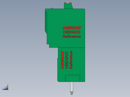 接线端子15EDGVC+KD-xxP-14-00AH右视缩略图