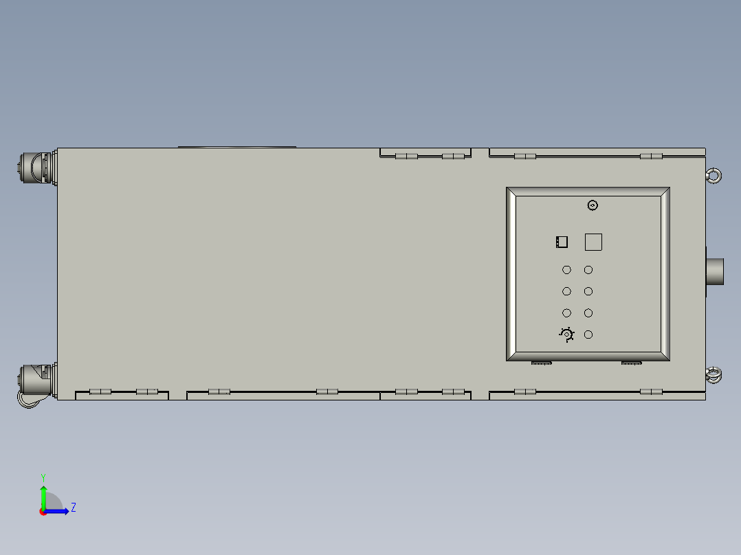 UWLZJCQ07大型集尘器左视图