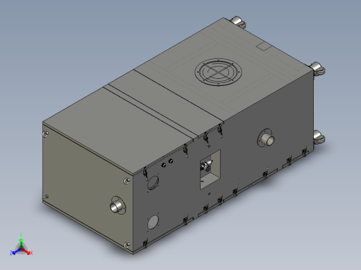 UWLZJCQ07大型集尘器正等轴测缩略图