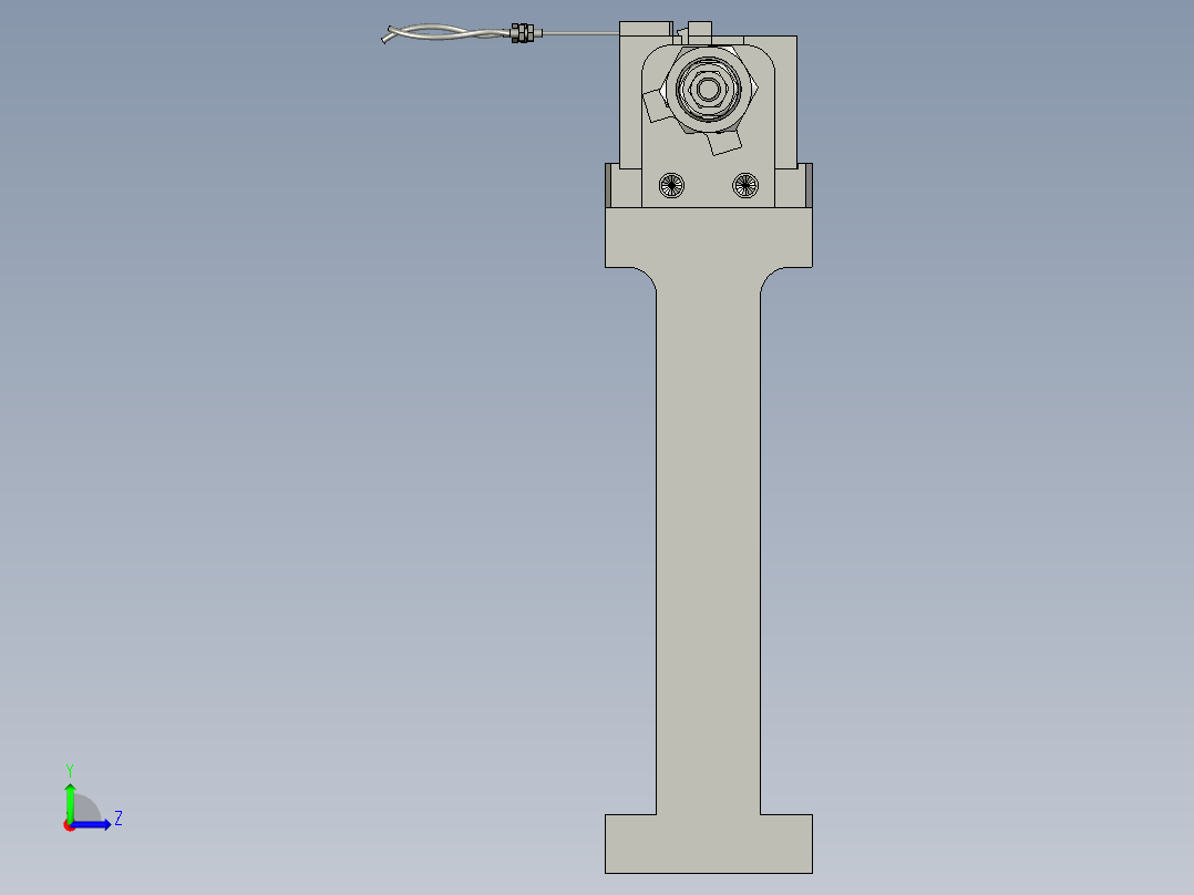 HG004-05-0-B头帽送料组件左视图