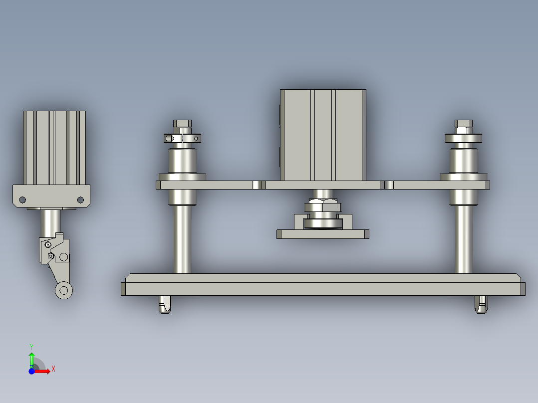 SAPMMZ01-阻挡顶升定位前视图