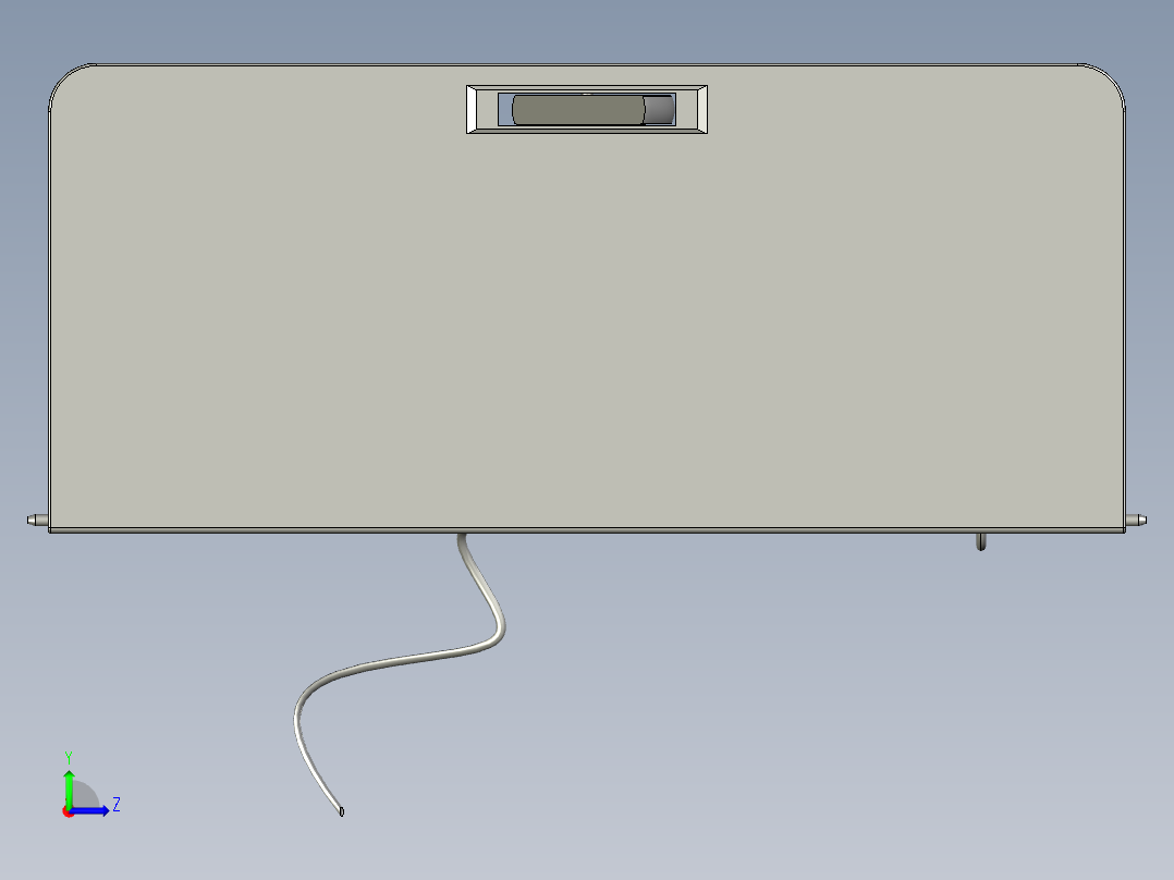 AA-329键盘盒组件左视图