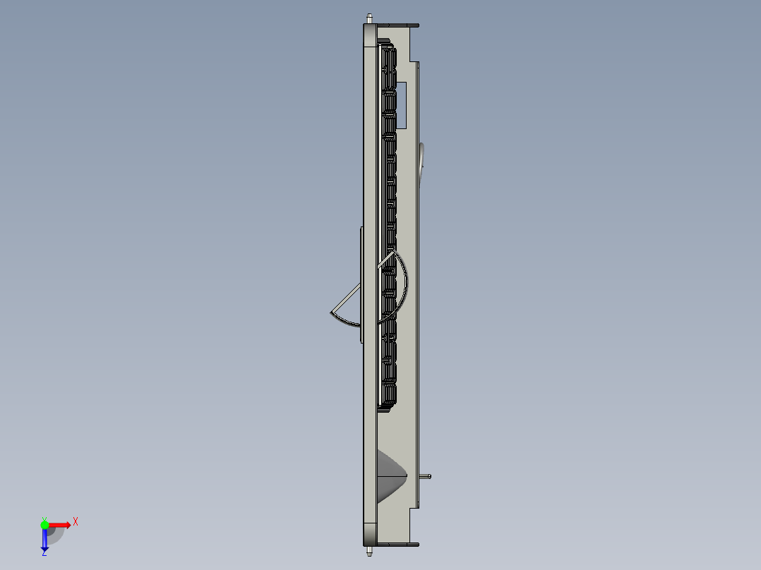 AA-329键盘盒组件俯视图