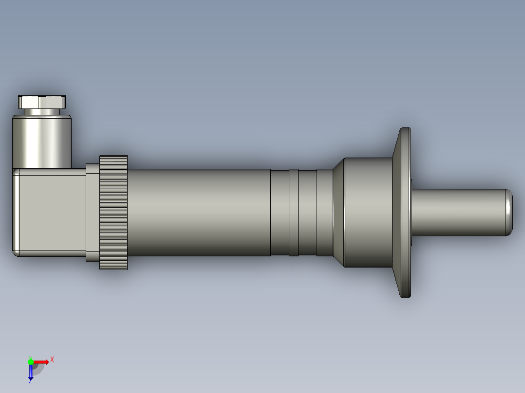 进水电导率仪-快换接头俯视图
