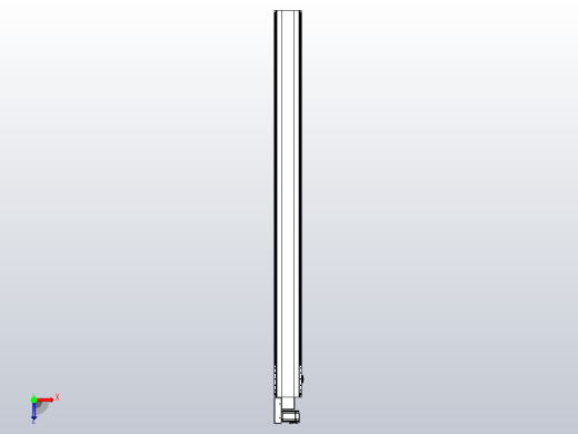 皮带直线轴半封闭可选导轨TPA-HNB-202D-140-L2450-ML-Y-P75-N3俯视缩略图