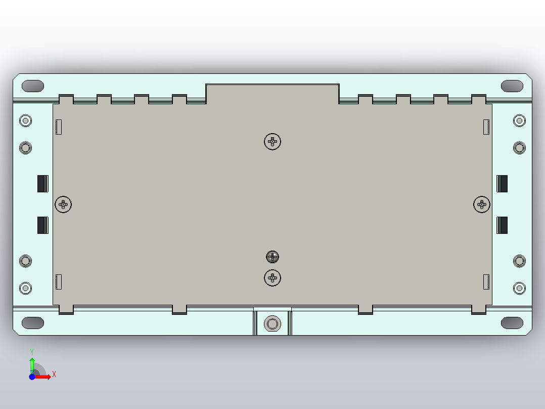 NXZB-63自动转换开关电器三维模型202209前视图