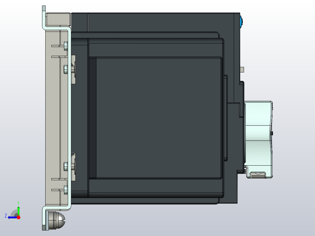 NXZB-63自动转换开关电器三维模型202209右视图