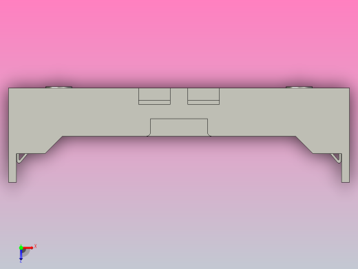 18650 电池座俯视缩略图