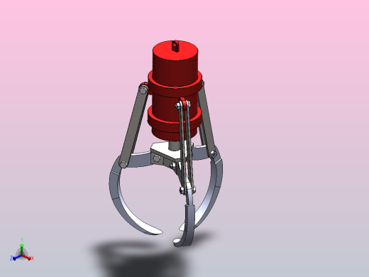 爪式机器组件通常由三个主要移动托架组成