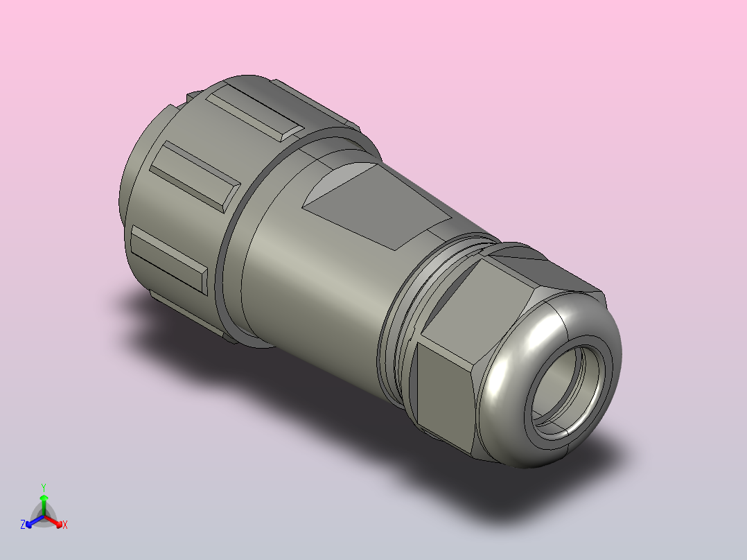 威浦连接器sp2110-p4-3主视图